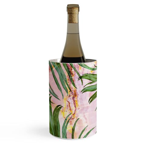 Marta Barragan Camarasa Palm leaf on marble 01 Wine Chiller