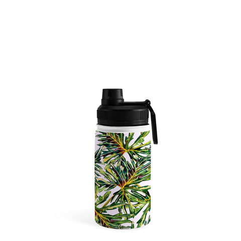 Marta Barragan Camarasa Palm leaves paradise Water Bottle