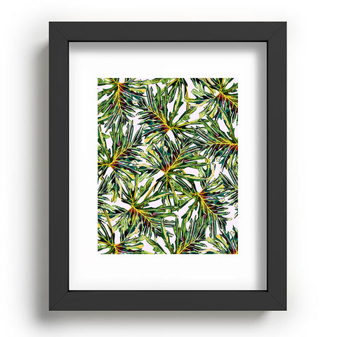 Marta Barragan Camarasa Palm leaves paradise Recessed Framing Rectangle