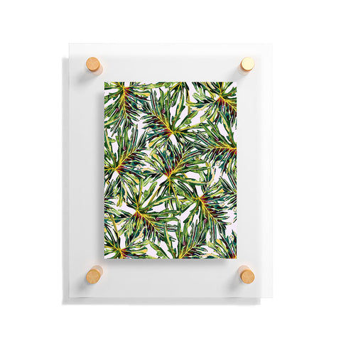 Marta Barragan Camarasa Palm leaves paradise Floating Acrylic Print
