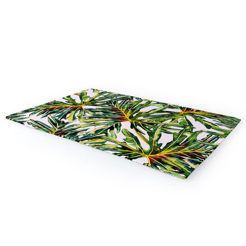 Marta Barragan Camarasa Palm leaves paradise Area Rug