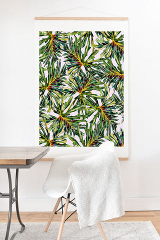 Marta Barragan Camarasa Palm leaves paradise Art Print And Hanger