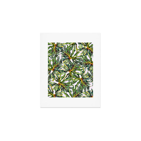 Marta Barragan Camarasa Palm leaves paradise Art Print