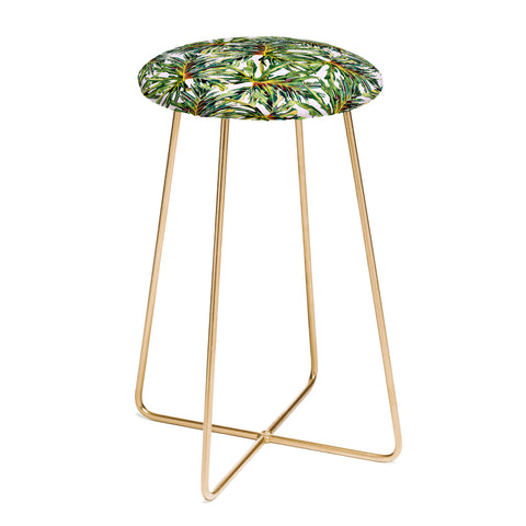 Marta Barragan Camarasa Palm leaves paradise Counter Stool