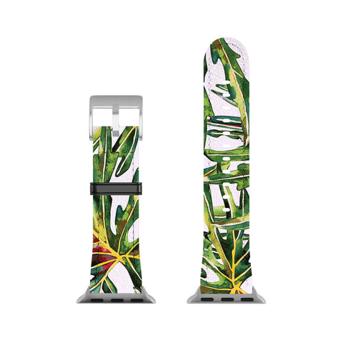 Marta Barragan Camarasa Palm leaves paradise Apple Watch Band