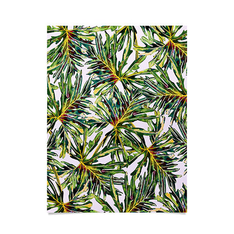 Marta Barragan Camarasa Palm leaves paradise Poster
