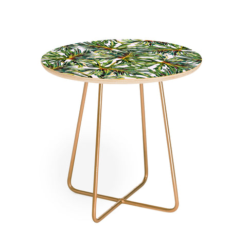 Marta Barragan Camarasa Palm leaves paradise Round Side Table