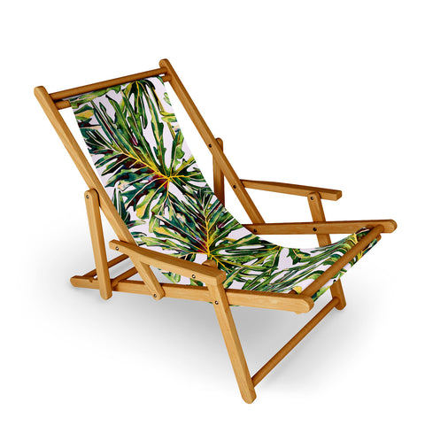Marta Barragan Camarasa Palm leaves paradise Sling Chair