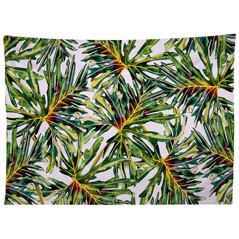 Marta Barragan Camarasa Palm leaves paradise Tapestry