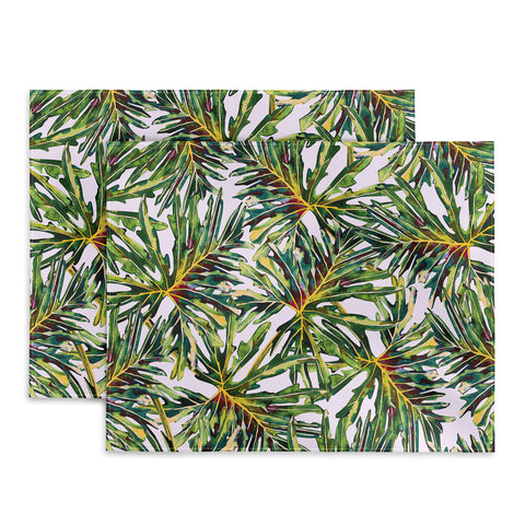 Marta Barragan Camarasa Palm leaves paradise Placemat