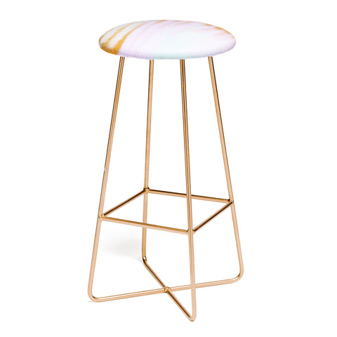 Marta Barragan Camarasa Pastel colors tie dye 71 Bar Stool