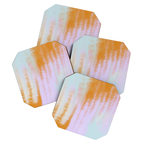 Marta Barragan Camarasa Pastel colors tie dye 71 Coaster Set