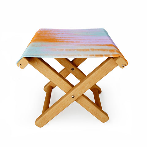 Marta Barragan Camarasa Pastel colors tie dye 71 Folding Stool