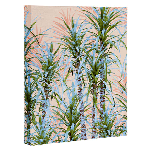Marta Barragan Camarasa Pastel palm trees Art Canvas