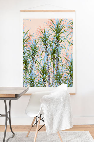 Marta Barragan Camarasa Pastel palm trees Art Print And Hanger