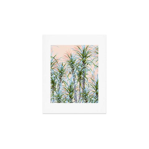 Marta Barragan Camarasa Pastel palm trees Art Print