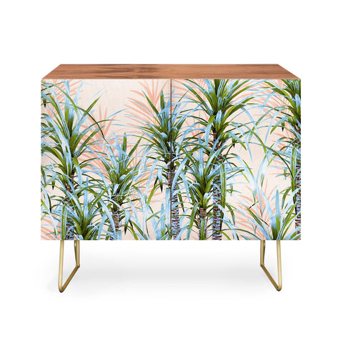 Marta Barragan Camarasa Pastel palm trees Credenza