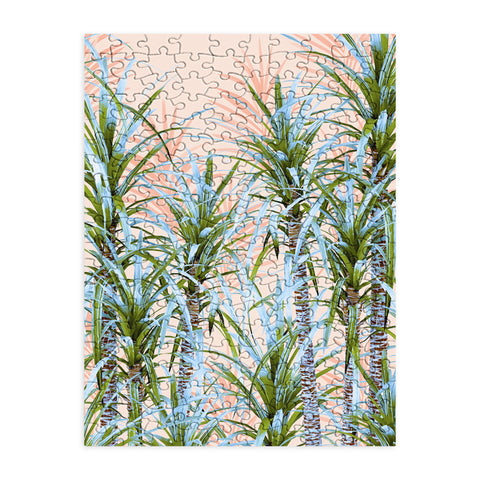 Marta Barragan Camarasa Pastel palm trees Puzzle