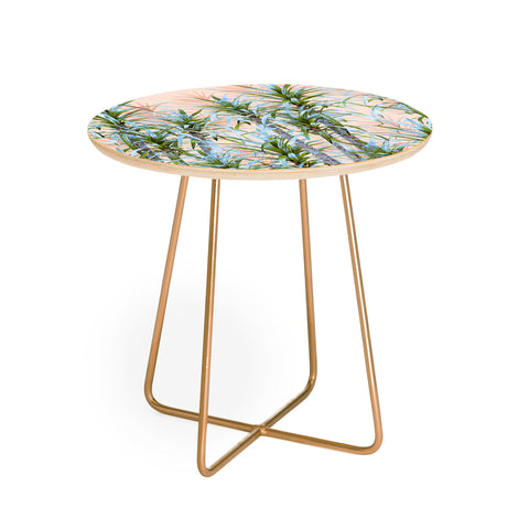 Marta Barragan Camarasa Pastel palm trees Round Side Table