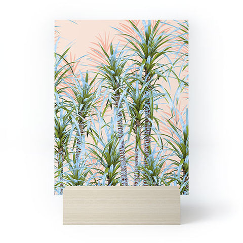 Marta Barragan Camarasa Pastel palm trees Mini Art Print