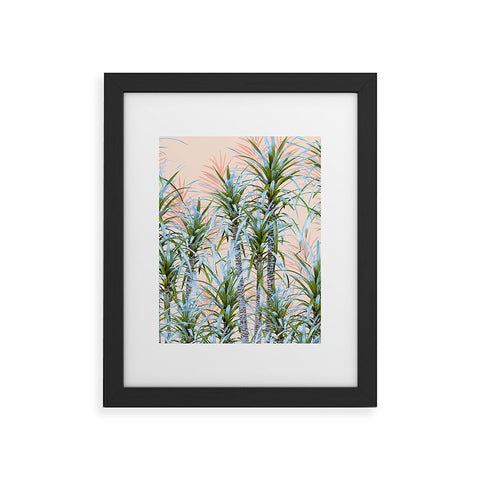 Marta Barragan Camarasa Pastel palm trees Framed Art Print