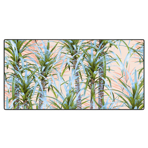 Marta Barragan Camarasa Pastel palm trees Desk Mat