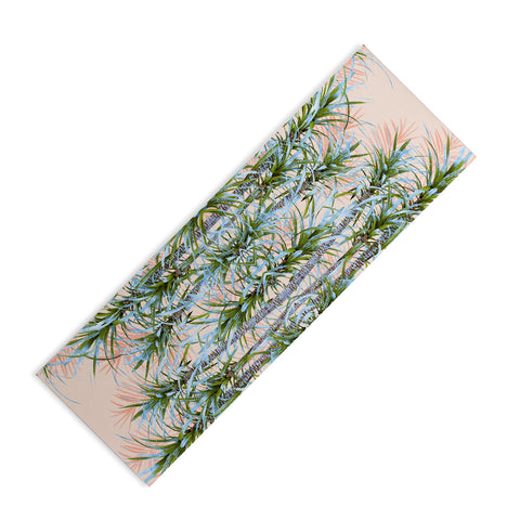 Marta Barragan Camarasa Pastel palm trees Yoga Mat