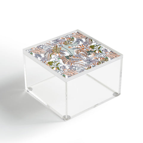 Marta Barragan Camarasa Pastel tropical botanical 90 Acrylic Box