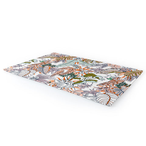 Marta Barragan Camarasa Pastel tropical botanical 90 Area Rug