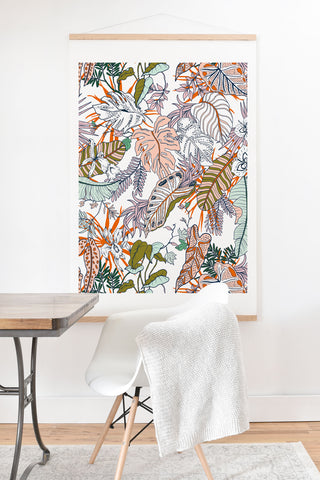 Marta Barragan Camarasa Pastel tropical botanical 90 Art Print And Hanger