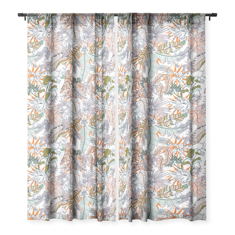 Marta Barragan Camarasa Pastel tropical botanical 90 Sheer Non Repeat