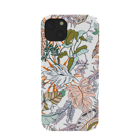 Marta Barragan Camarasa Pastel tropical botanical 90 Phone Case