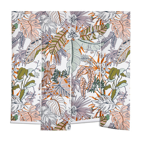 Marta Barragan Camarasa Pastel tropical botanical 90 Wall Mural