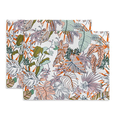 Marta Barragan Camarasa Pastel tropical botanical 90 Placemat