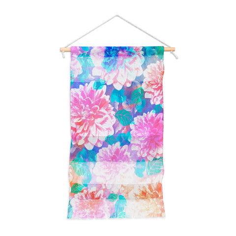 Marta Barragan Camarasa Pattern bloom with leaves saturated Wall Hanging Portrait