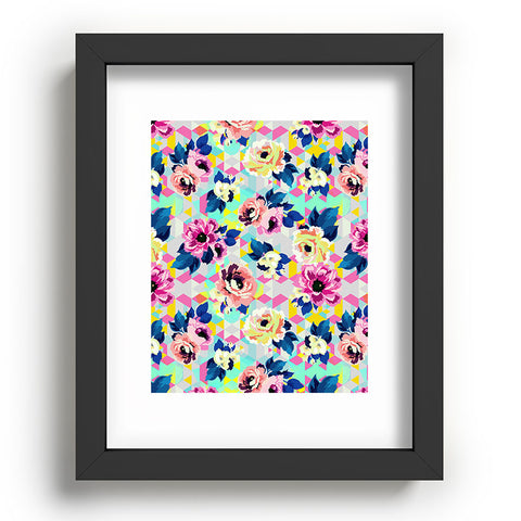 Marta Barragan Camarasa Pattern blooms along the geometry Recessed Framing Rectangle