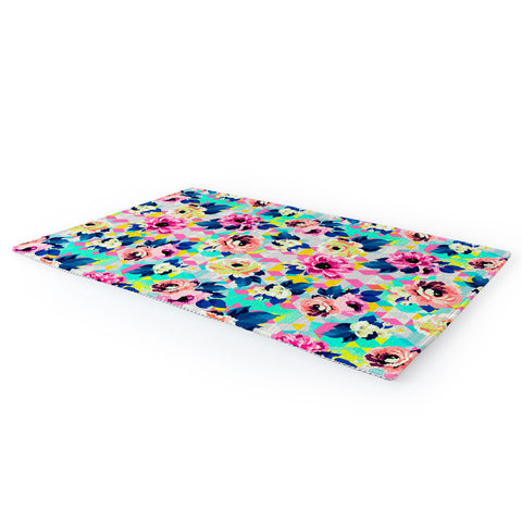 Marta Barragan Camarasa Pattern blooms along the geometry Area Rug