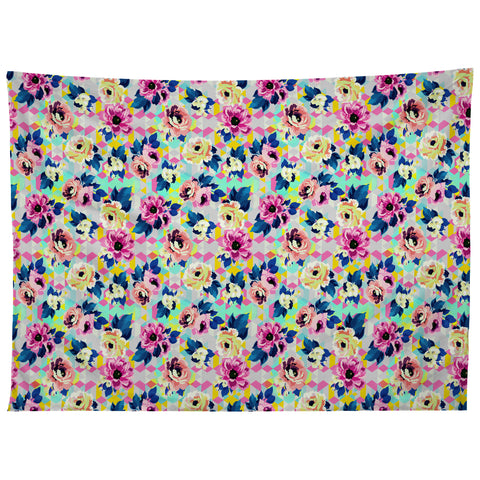 Marta Barragan Camarasa Pattern blooms along the geometry Tapestry