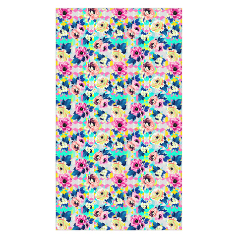 Marta Barragan Camarasa Pattern blooms along the geometry Tablecloth