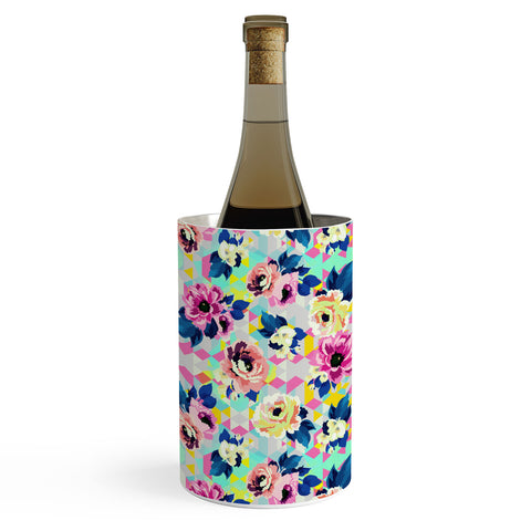 Marta Barragan Camarasa Pattern blooms along the geometry Wine Chiller