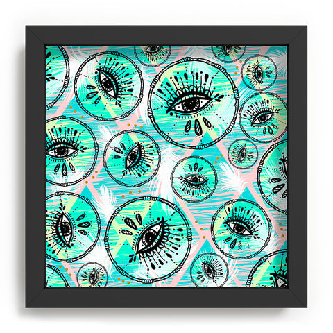 Marta Barragan Camarasa Pattern boho eyes II Recessed Framing Square