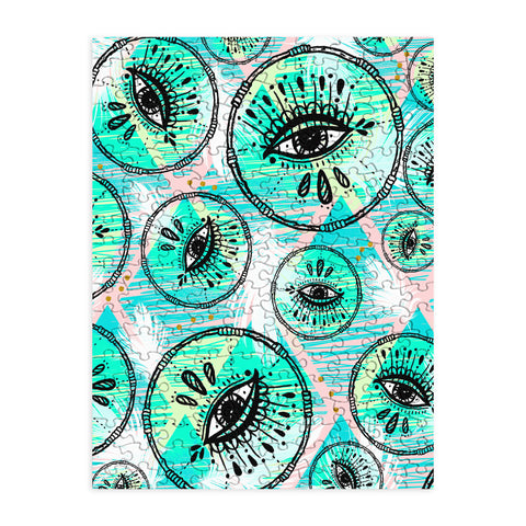 Marta Barragan Camarasa Pattern boho eyes II Puzzle