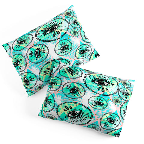 Marta Barragan Camarasa Pattern boho eyes II Pillow Shams