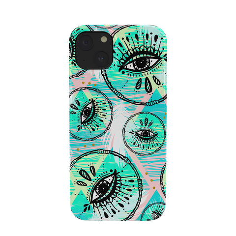 Marta Barragan Camarasa Pattern boho eyes II Phone Case