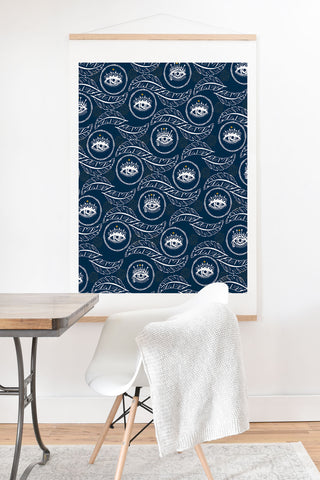 Marta Barragan Camarasa Pattern boho eyes III Art Print And Hanger