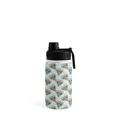 Marta Barragan Camarasa Pattern colored diamonds and texture Water Bottle