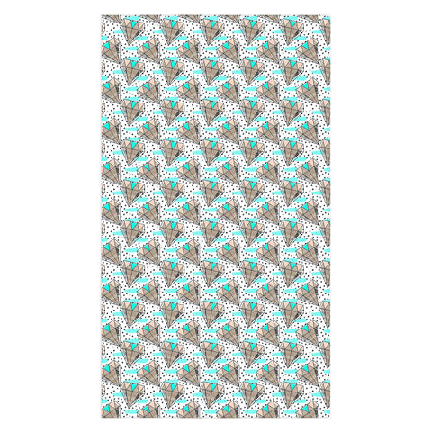 Marta Barragan Camarasa Pattern colored diamonds and texture Tablecloth