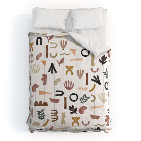 Marta Barragan Camarasa Pattern desert shapes Comforter
