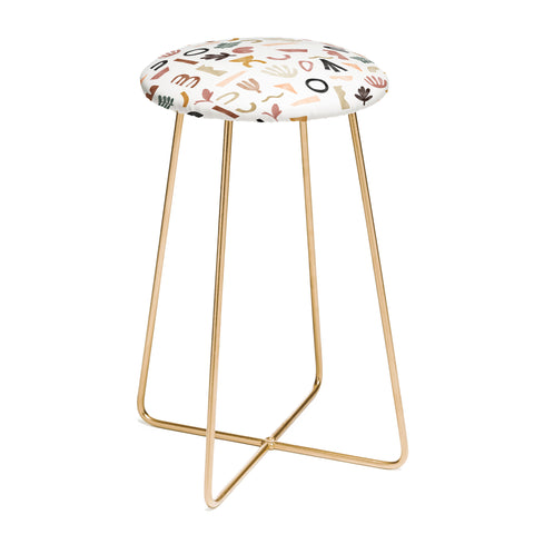 Marta Barragan Camarasa Pattern desert shapes Counter Stool