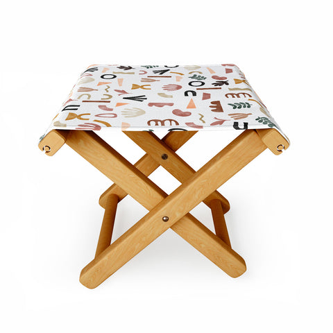 Marta Barragan Camarasa Pattern desert shapes Folding Stool